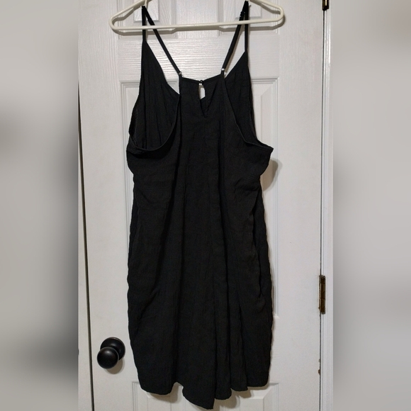 Size 3XL Black Spaghetti-Strap Romper - Picture 5 of 9